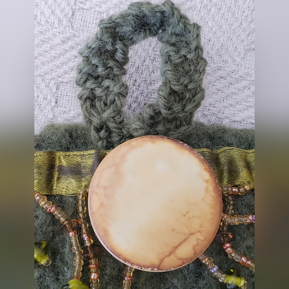 OOAK Wool Felted Crossbody Bag - Picture 4 of 13